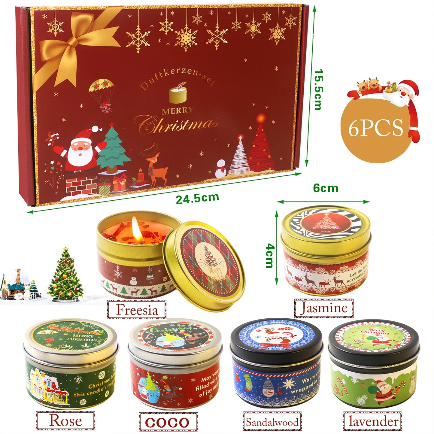 Holiday Candle Gift Box