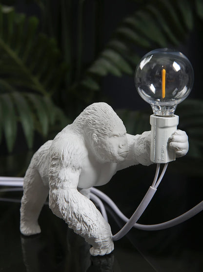 Nordic King Kong Resin Table Lamp – Modern USB Desk Light