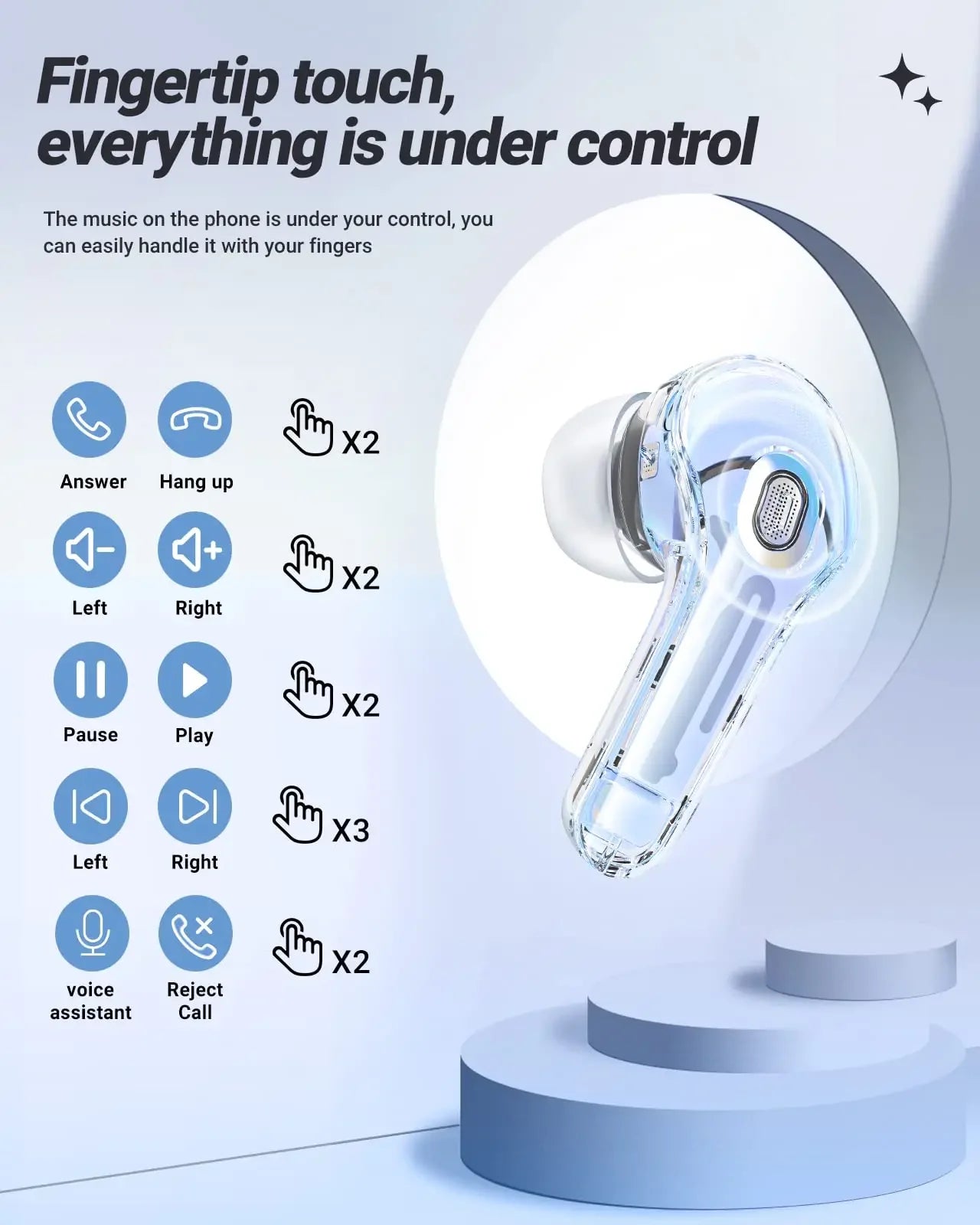 Volte-x T8 Crystal: The Ultimate Sport Earbuds