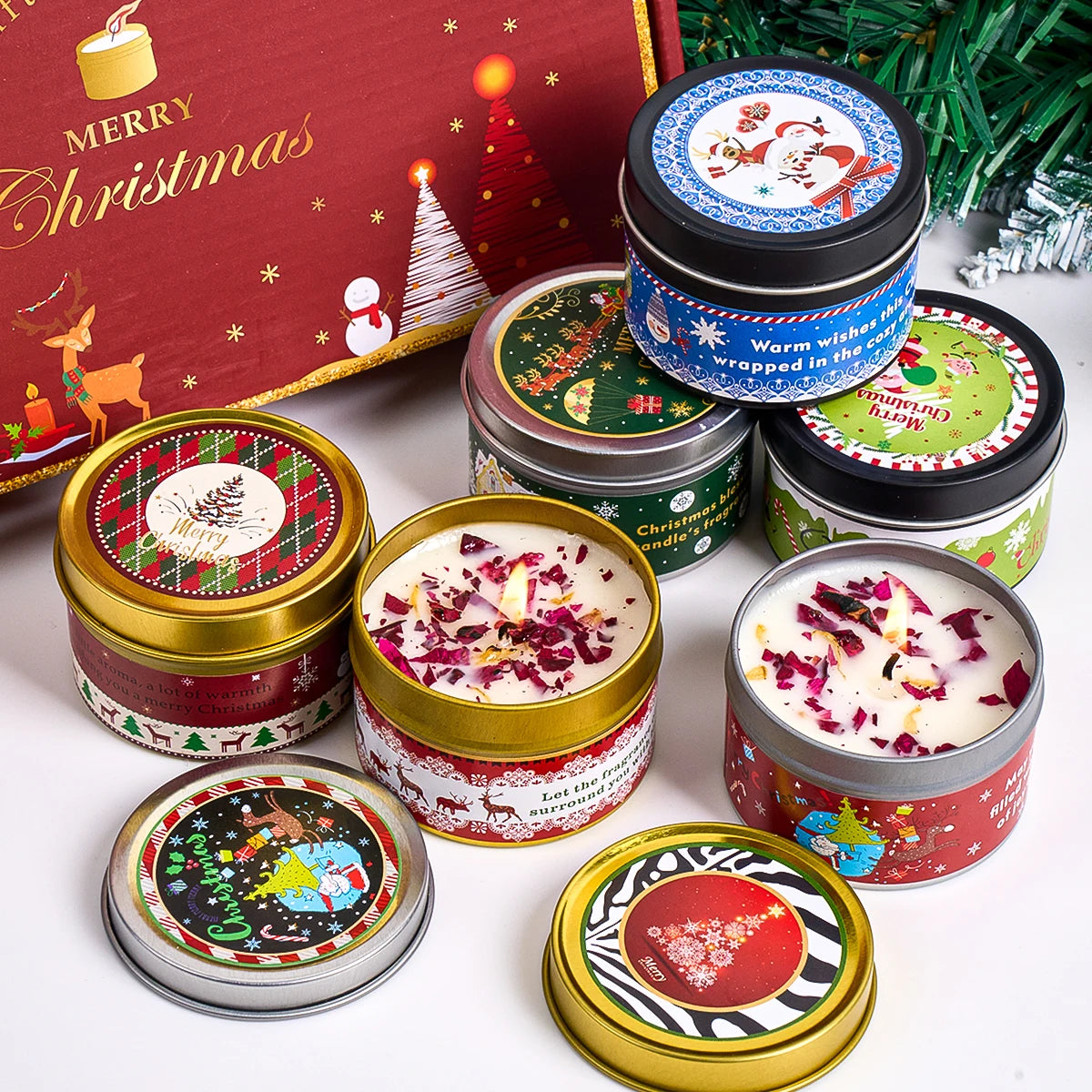 Holiday Candle Gift Box