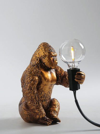 Nordic King Kong Resin Table Lamp – Modern USB Desk Light