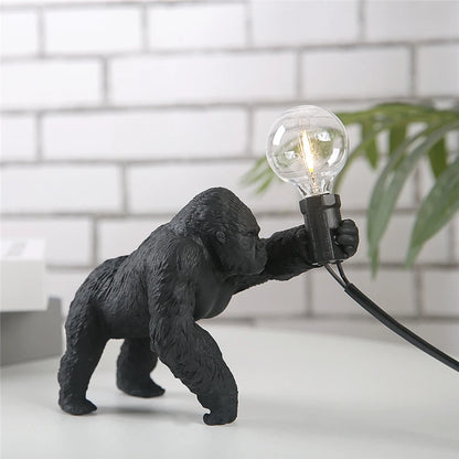 Nordic King Kong Resin Table Lamp – Modern USB Desk Light