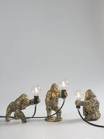 Nordic King Kong Resin Table Lamp – Modern USB Desk Light
