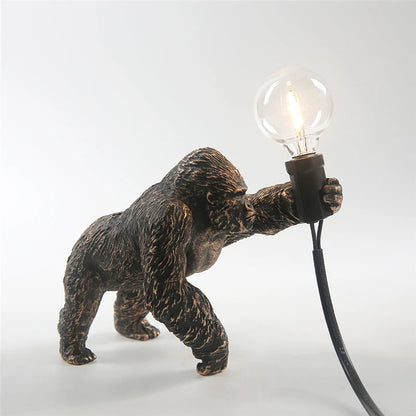 Nordic King Kong Resin Table Lamp – Modern USB Desk Light