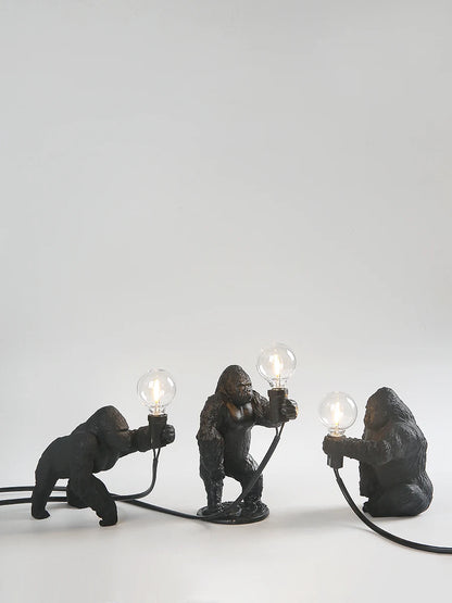 Nordic King Kong Resin Table Lamp – Modern USB Desk Light