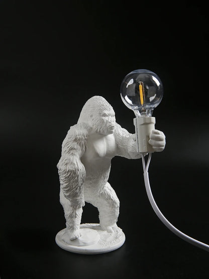 Nordic King Kong Resin Table Lamp – Modern USB Desk Light