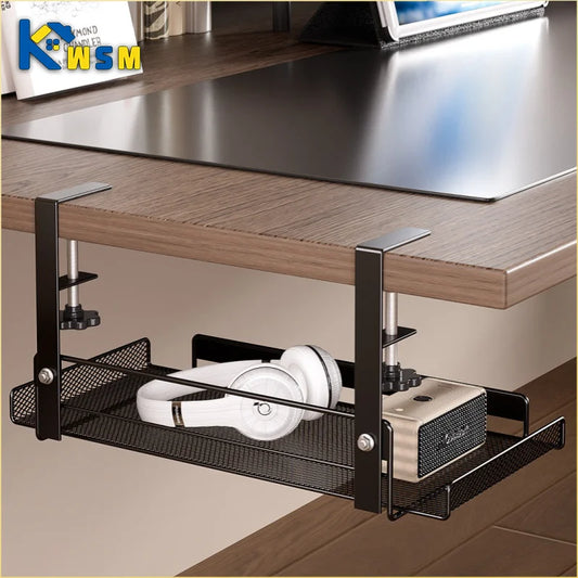 Under-desk mesh stand for headphones and devices - Vylotra Pro