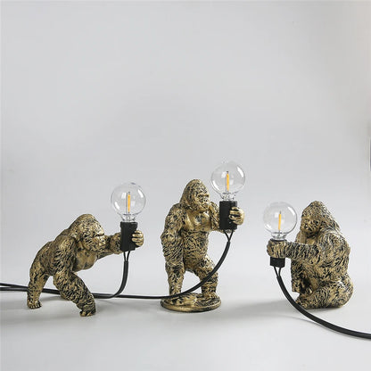 Nordic King Kong Resin Table Lamp – Modern USB Desk Light