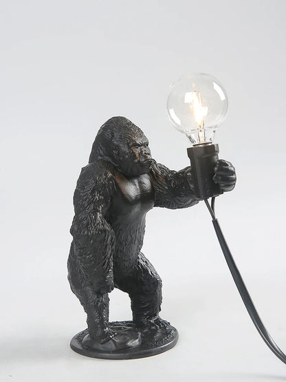 Nordic King Kong Resin Table Lamp – Modern USB Desk Light
