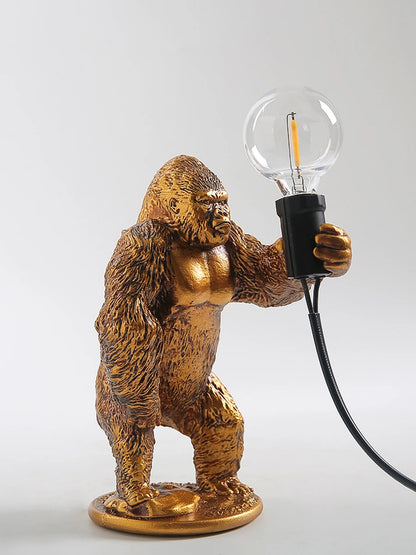 Nordic King Kong Resin Table Lamp – Modern USB Desk Light