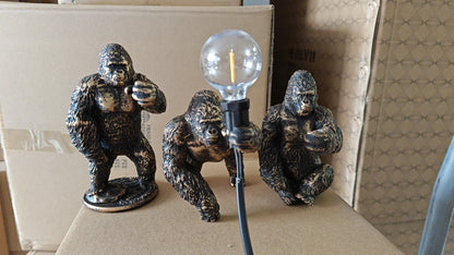 Nordic King Kong Resin Table Lamp – Modern USB Desk Light