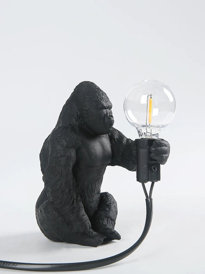 Nordic King Kong Resin Table Lamp – Modern USB Desk Light