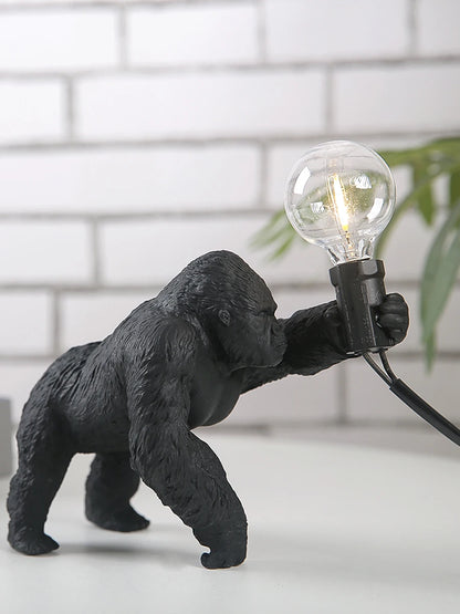 Nordic King Kong Resin Table Lamp – Modern USB Desk Light